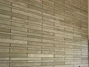Régua cimentícia de fabricação própria em parede